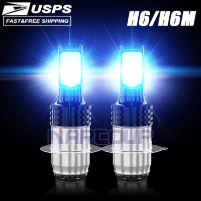 For Kawasaki 2003-2006 KFX400 2008-2014 KFX450R LED Headlights Bright Blue Bulb - Imagem 1 de 4