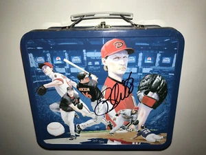 BRANDON WEBB autographed LUNCH BOX signed 2007 Pepsi Arizona Diamondbacks 1/1 - Picture 1 of 24
