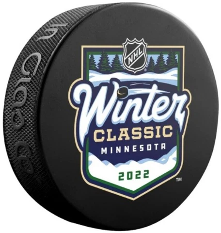 St. Louis Blues v Minnesota Wild 2022 NHL Winter Classic Commemorative Puck Cover