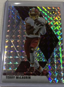 2020 Terry Mclaurin Mosaic Silver Wave Prizm Card - Bild 1 von 2