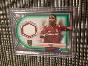 2023 Topps MLS Axel Kei MLS Reliktkarte grün/99 #R-AK echter Salzsee - Bild 1 von 2