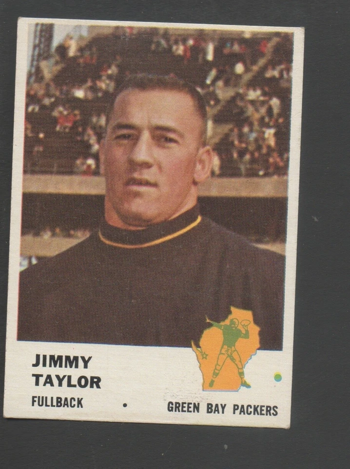 1961 Fleer Football Card #89 Jim Taylor-Green Bay Packers Ex Mint Card - Image 1 of 1