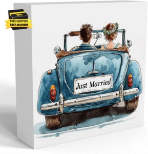 Just Married Car Decorations Wedding Decorations Just Married Gifts Rustic Weddi - Picture 1 of 6