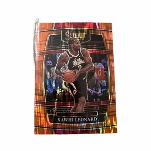 2021-22 Select Kawhi Leonard Concourse No.20. Orange Shock Parallel - Picture 1 of 3