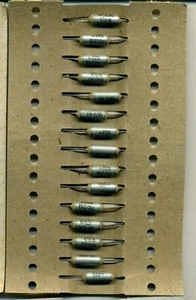 470pF-0.047uF 160-315V Soviet Mil PIO Paper in Oil Capacitors 100pcs - Picture 1 of 3