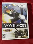 WWII Aces (Nintendo Wii, 2008) World War Two Aces Plane Combat Video Game Wii