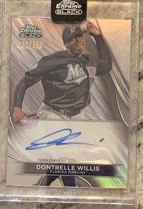 2024 Topps Chrome Black Dontrelle Willis Encased On Card Auto - Picture 1 of 1