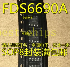 10PCS* New FDS6690AS FDS 6690AS 6690AS FDS6690A SOP8 MOSFET IC  #A6-4 - Bild 1 von 4