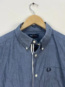 Fred Perry Long Sleeve Shirt Size L - Picture 1 of 7