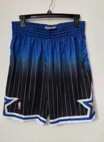 New Mitchell & Ness Orlando Magic 1994 NBA Fadeaway Swingman Shorts Mens Cover