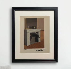 Rene Magritte Hand-Signed Original Print With COA and +$3,500 USD Appraisal - Picture 1 of 13