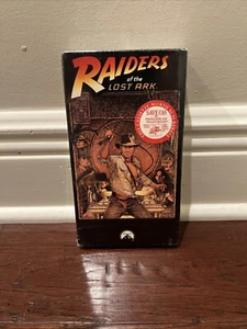 Raiders of the Lost Ark Vhs Tape 1989 SEALED W/ WATERMARKS!!! - Picture 1 of 8