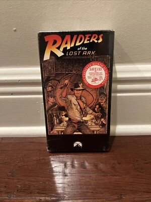 Raiders of the Lost Ark Vhs Tape 1989 SEALED W/ WATERMARKS!!! - Image 1 of 4