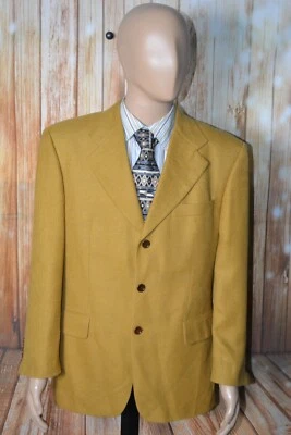 Hugo Boss Men Linen, Wool, Nylon Honey Color 3 Button Sports Coat Sz 40SH - Image 1 of 4