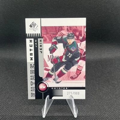 2021-22 SP Authentic - 2001-02 Retro Future Watch Jan Jenik #01FW-JJ /900 (RC) - Image 1 of 2