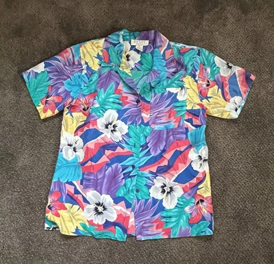 ВИНТАЖНАЯ ГАВАЙСКАЯ РУБАШКА 80-Х  - Изображение 1 из 4