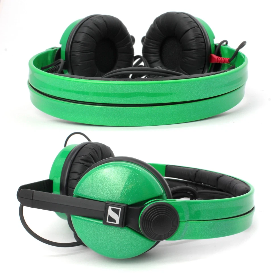 Custom Cans Sparkle Green Sennheiser HD25 - Image 1 of 1