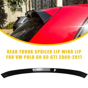 HECKSPOILER FÜR VOLKSWAGEN POLO MK5 6R (2009-2017) PU UNGRUNDIERT - Picture 1 of 9