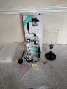 Boeng 5-Cup Coffee Syphon Tabletop Siphon Coffee Maker Vacuum Coffee Pot - Picture 1 of 16