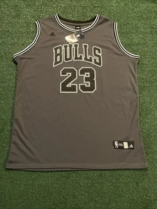 Maglia alternativa Michael Jordan Chicago Bulls Adidas grigia taglia 3XL nuova con etichetta - Foto 1 di 6