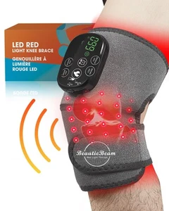 Rotlichttherapie Kniebandage, Wiederaufladbares Nahinfrarot Lichttherapiegerät... - Bild 1 von 7