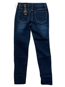 Girls 8 Hudson Kaia Convertible Skinny Stretch Blue Jeans - Picture 1 of 4