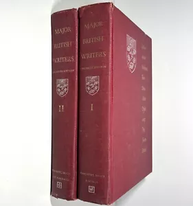 Vintage 1954 Major British Writers Enlarged Edition 2 Volume Set Harcourt Brace - Bild 1 von 7