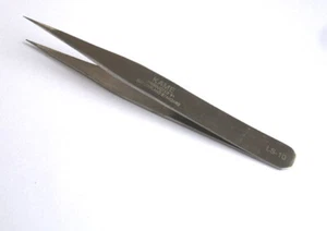 Stainless steel Tweezer Anti-static Fine 125mm kame LS-10 professional tool 2pcs - Picture 1 of 4