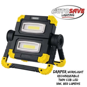 Luz de trabajo recargable LED COB doble Draper 87696 850 lúmenes - Imagen 1 de 2