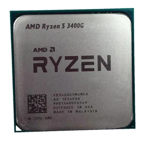 Procesador CPU AMD Ryzen 5 3400G 3,7 GHz 4 núcleos 8 hilos 65 W Socket AM4 R5 3400G - Imagen 1 de 2