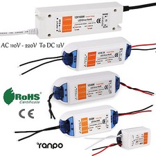 LED Driver Adapter AC 220 -240V To DC 12V Transformer Power Supply For LED Strip