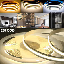 528 COB LED Strip Light DC 12/24V 10mm High Density Flex LED Super High Bright