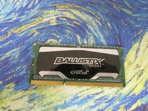 Crucial BLS4G3N18AES4.16FKR 4GB DDR3 1866 MHz PC3-14900 SODIMM Laptop Memory RAM - Picture 1 of 2