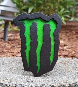 MONSTER Logo Custom Hitch Cover - Picture 1 of 3