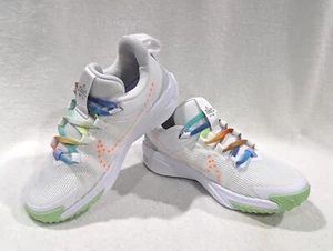 Nike Star Runner 4 NN SE (PS) White/Multi Girl's Slip On Sneakers - Size 3Y NWB - Picture 1 of 9