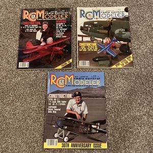 Lot of 3 RC Modeler Magazine 1993 August September October - Dad's Estate - Picture 1 of 8