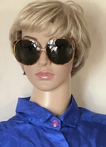 Vintage Original Oversized Bold Retro Sunglasses by Foster Grant Made in Italy - Picture 1 of 14