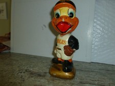 1960's Baltimore Orioles Bobblehead Nodder - Made in Japan - Gold Base - + Bonus