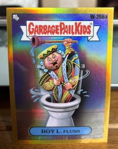 2024 Topps Garbage Pail Kids Chrome Series 7 #W-266a Roy L Flush Gold #/50 - Picture 1 of 2