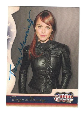Taryn Manning Signed Autographed 2008 Donruss Americana II Card Actress Singer Cover