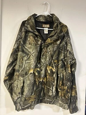 Remington Mens Size 2XLarge Cam Full Zip & Button Jacket w/ Packable Hood - Image 1 of 4