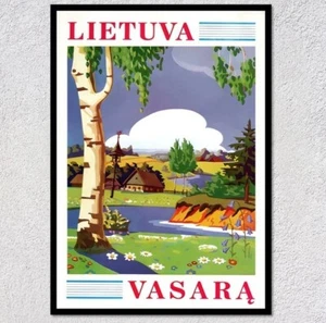 Lithuanian Legacy: Vintage Poster Collection. Lietuva vasarą - Picture 1 of 3