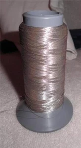 SILVER Metallic Thread  Partial Spool   use withj Knitting Machine Yarn  NEW - Picture 1 of 1