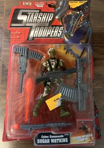 Starship Troopers Cyber Commando Sugar Watkins 1997 Vintage New 22938 Galoob - Picture 1 of 16