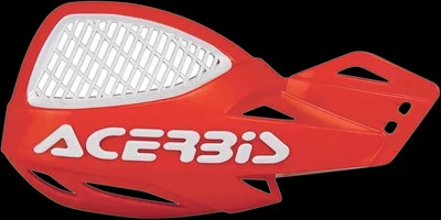 Par de guardamanos Acerbis rojo blanco ventilado Uniko Honda CRF80F 04-13 Foto 1 de 4