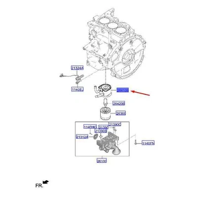 Hyundai Bayon BC3 Motorölkühler 2641007000 NEU ORIGINAL - Image 1 of 2