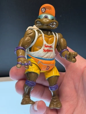 VTG 1992 PLAYMATES TMNT Teenage Mutant Ninja Turtles Sewer Spikers Donatello - Image 1 of 4