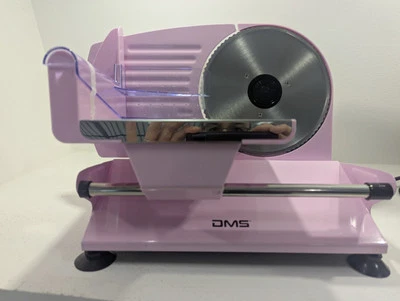 DMS AS-400P Allesschneider aus Metall Brotschneidemaschine - Edelstahl 400W Rosa - Bild 1 von 4