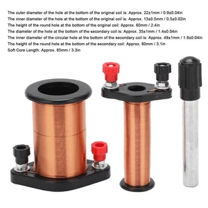 Primary Secondary Coil Electromagnetic Induction Coil Experiment Instrument New - Picture 1 of 24
