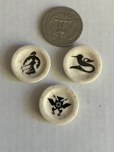 Vintage1:12 Scale Dollhouse Miniature Decorative Plates - Picture 1 of 5